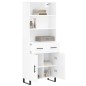 vidaXL Highboard Hochglanz-Weiß 69,5x34x180 cm Holzwerkstoff vidaXL Highboard Hochglanz-Weiß 69,5x34x180 cm Holzwerkstoff