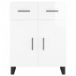 vidaXL Highboard Hochglanz-Weiß 69,5x34x180 cm Holzwerkstoff vidaXL Highboard Hochglanz-Weiß 69,5x34x180 cm Holzwerkstoff