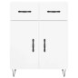 vidaXL Highboard Hochglanz-Weiß 69,5x34x180 cm Holzwerkstoff vidaXL Highboard Hochglanz-Weiß 69,5x34x180 cm Holzwerkstoff