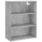 vidaXL Highboard Betongrau 69,5x34x180 cm Holzwerkstoff vidaXL Highboard Betongrau 69,5x34x180 cm Holzwerkstoff