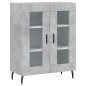 vidaXL Highboard Betongrau 69,5x34x180 cm Holzwerkstoff vidaXL Highboard Betongrau 69,5x34x180 cm Holzwerkstoff