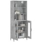 vidaXL Highboard Betongrau 69,5x34x180 cm Holzwerkstoff vidaXL Highboard Betongrau 69,5x34x180 cm Holzwerkstoff