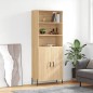 vidaXL Highboard Sonoma-Eiche 69,5x34x180 cm Holzwerkstoff vidaXL Highboard Sonoma-Eiche 69,5x34x180 cm Holzwerkstoff