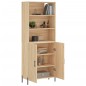 vidaXL Highboard Sonoma-Eiche 69,5x34x180 cm Holzwerkstoff vidaXL Highboard Sonoma-Eiche 69,5x34x180 cm Holzwerkstoff