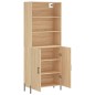 vidaXL Highboard Sonoma-Eiche 69,5x34x180 cm Holzwerkstoff vidaXL Highboard Sonoma-Eiche 69,5x34x180 cm Holzwerkstoff