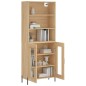 vidaXL Highboard Sonoma-Eiche 69,5x34x180 cm Holzwerkstoff vidaXL Highboard Sonoma-Eiche 69,5x34x180 cm Holzwerkstoff