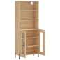 vidaXL Highboard Sonoma-Eiche 69,5x34x180 cm Holzwerkstoff vidaXL Highboard Sonoma-Eiche 69,5x34x180 cm Holzwerkstoff