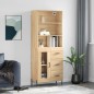 vidaXL Highboard Sonoma-Eiche 69,5x34x180 cm Holzwerkstoff vidaXL Highboard Sonoma-Eiche 69,5x34x180 cm Holzwerkstoff