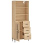 vidaXL Highboard Sonoma-Eiche 69,5x34x180 cm Holzwerkstoff vidaXL Highboard Sonoma-Eiche 69,5x34x180 cm Holzwerkstoff