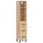 vidaXL Highboard Sonoma-Eiche 34,5x34x180 cm Holzwerkstoff vidaXL Highboard Sonoma-Eiche 34,5x34x180 cm Holzwerkstoff