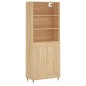 vidaXL Highboard Sonoma-Eiche 69,5x34x180 cm Holzwerkstoff vidaXL Highboard Sonoma-Eiche 69,5x34x180 cm Holzwerkstoff
