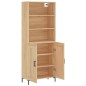 vidaXL Highboard Sonoma-Eiche 69,5x34x180 cm Holzwerkstoff vidaXL Highboard Sonoma-Eiche 69,5x34x180 cm Holzwerkstoff