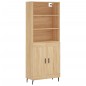 vidaXL Highboard Sonoma-Eiche 69,5x34x180 cm Holzwerkstoff vidaXL Highboard Sonoma-Eiche 69,5x34x180 cm Holzwerkstoff