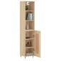 vidaXL Highboard Sonoma-Eiche 34,5x34x180 cm Holzwerkstoff vidaXL Highboard Sonoma-Eiche 34,5x34x180 cm Holzwerkstoff