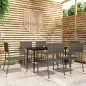 vidaXL 7-tlg. Garten-Essgruppe Grau vidaXL 7-tlg. Garten-Essgruppe Grau