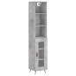 vidaXL Highboard Betongrau 34,5x34x180 cm Holzwerkstoff vidaXL Highboard Betongrau 34,5x34x180 cm Holzwerkstoff