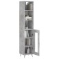 vidaXL Highboard Betongrau 34,5x34x180 cm Holzwerkstoff vidaXL Highboard Betongrau 34,5x34x180 cm Holzwerkstoff