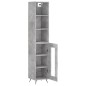 vidaXL Highboard Betongrau 34,5x34x180 cm Holzwerkstoff vidaXL Highboard Betongrau 34,5x34x180 cm Holzwerkstoff