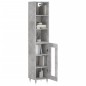 vidaXL Highboard Betongrau 34,5x34x180 cm Holzwerkstoff vidaXL Highboard Betongrau 34,5x34x180 cm Holzwerkstoff