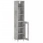 vidaXL Highboard Betongrau 34,5x34x180 cm Holzwerkstoff vidaXL Highboard Betongrau 34,5x34x180 cm Holzwerkstoff