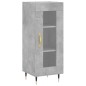 vidaXL Highboard Betongrau 34,5x34x180 cm Holzwerkstoff vidaXL Highboard Betongrau 34,5x34x180 cm Holzwerkstoff