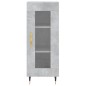 vidaXL Highboard Betongrau 34,5x34x180 cm Holzwerkstoff vidaXL Highboard Betongrau 34,5x34x180 cm Holzwerkstoff
