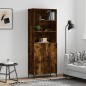 vidaXL Highboard Räuchereiche 69,5x34x180 cm Holzwerkstoff vidaXL Highboard Räuchereiche 69,5x34x180 cm Holzwerkstoff