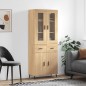Highboard Sonoma-Eiche 69,5x34x180 cm Holzwerkstoff Highboard Sonoma-Eiche 69,5x34x180 cm Holzwerkstoff