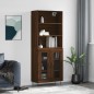 vidaXL Highboard Braun Eichen-Optik 69,5x34x180 cm Holzwerkstoff vidaXL Highboard Braun Eichen-Optik 69,5x34x180 cm Holzwerkstoff