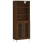 vidaXL Highboard Braun Eichen-Optik 69,5x34x180 cm Holzwerkstoff vidaXL Highboard Braun Eichen-Optik 69,5x34x180 cm Holzwerkstoff