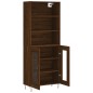 vidaXL Highboard Braun Eichen-Optik 69,5x34x180 cm Holzwerkstoff vidaXL Highboard Braun Eichen-Optik 69,5x34x180 cm Holzwerkstoff