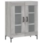vidaXL Highboard Grau Sonoma 69,5x34x180 cm Holzwerkstoff vidaXL Highboard Grau Sonoma 69,5x34x180 cm Holzwerkstoff