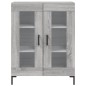 vidaXL Highboard Grau Sonoma 69,5x34x180 cm Holzwerkstoff vidaXL Highboard Grau Sonoma 69,5x34x180 cm Holzwerkstoff