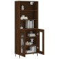 vidaXL Highboard Braun Eichen-Optik 69,5x34x180 cm Holzwerkstoff vidaXL Highboard Braun Eichen-Optik 69,5x34x180 cm Holzwerkstoff