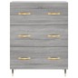 vidaXL Highboard Grau Sonoma 69,5x34x180 cm Holzwerkstoff vidaXL Highboard Grau Sonoma 69,5x34x180 cm Holzwerkstoff