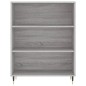 vidaXL Highboard Grau Sonoma 69,5x32,5x180 cm Holzwerkstoff vidaXL Highboard Grau Sonoma 69,5x32,5x180 cm Holzwerkstoff