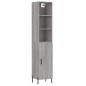 vidaXL Highboard Grau Sonoma 34,5x34x180 cm Holzwerkstoff vidaXL Highboard Grau Sonoma 34,5x34x180 cm Holzwerkstoff