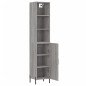 vidaXL Highboard Grau Sonoma 34,5x34x180 cm Holzwerkstoff vidaXL Highboard Grau Sonoma 34,5x34x180 cm Holzwerkstoff