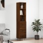 vidaXL Highboard Braun Eichen-Optik 34,5x34x180 cm Holzwerkstoff vidaXL Highboard Braun Eichen-Optik 34,5x34x180 cm Holzwerkstoff
