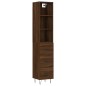 vidaXL Highboard Braun Eichen-Optik 34,5x34x180 cm Holzwerkstoff vidaXL Highboard Braun Eichen-Optik 34,5x34x180 cm Holzwerkstoff