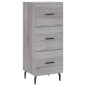 vidaXL Highboard Grau Sonoma 34,5x34x180 cm Holzwerkstoff vidaXL Highboard Grau Sonoma 34,5x34x180 cm Holzwerkstoff