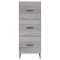 vidaXL Highboard Grau Sonoma 34,5x34x180 cm Holzwerkstoff vidaXL Highboard Grau Sonoma 34,5x34x180 cm Holzwerkstoff
