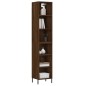 vidaXL Highboard Braun Eichen-Optik 34,5x32,5x180 cm Holzwerkstoff vidaXL Highboard Braun Eichen-Optik 34,5x32,5x180 cm Holzwerkstoff