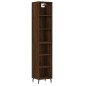 vidaXL Highboard Braun Eichen-Optik 34,5x32,5x180 cm Holzwerkstoff vidaXL Highboard Braun Eichen-Optik 34,5x32,5x180 cm Holzwerkstoff