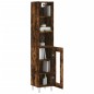 vidaXL Highboard Räuchereiche 34,5x34x180 cm Holzwerkstoff vidaXL Highboard Räuchereiche 34,5x34x180 cm Holzwerkstoff