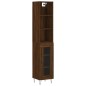 vidaXL Highboard Braun Eichen-Optik 34,5x34x180 cm Holzwerkstoff vidaXL Highboard Braun Eichen-Optik 34,5x34x180 cm Holzwerkstoff