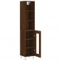 vidaXL Highboard Braun Eichen-Optik 34,5x34x180 cm Holzwerkstoff vidaXL Highboard Braun Eichen-Optik 34,5x34x180 cm Holzwerkstoff