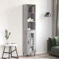 vidaXL Highboard Grau Sonoma 34,5x34x180 cm Holzwerkstoff vidaXL Highboard Grau Sonoma 34,5x34x180 cm Holzwerkstoff
