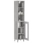 vidaXL Highboard Grau Sonoma 34,5x34x180 cm Holzwerkstoff vidaXL Highboard Grau Sonoma 34,5x34x180 cm Holzwerkstoff
