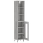 vidaXL Highboard Grau Sonoma 34,5x34x180 cm Holzwerkstoff vidaXL Highboard Grau Sonoma 34,5x34x180 cm Holzwerkstoff